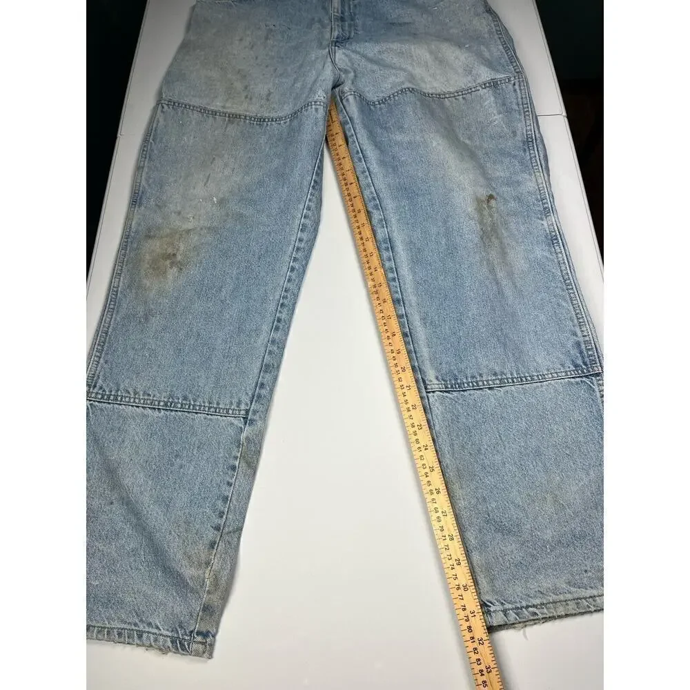 Vintage Dickie Double Knee Carpenter Straight Leg Work Jean Size 36? READ BELOW - Picture 4 of 7